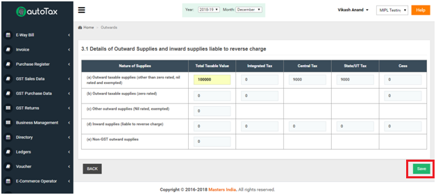 autoTax GST Software