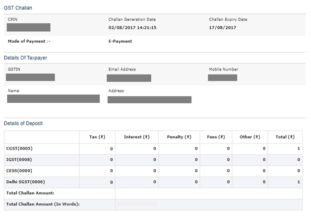 GST Payment Online