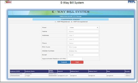 how to manage masters on e-way bill portal - 3