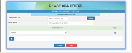 how to manage masters on e-way bill portal - 4